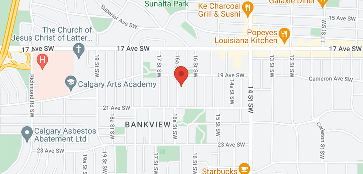 map of 2114 16A ST SW
